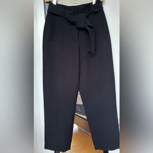 Wilfred tie front pant - black